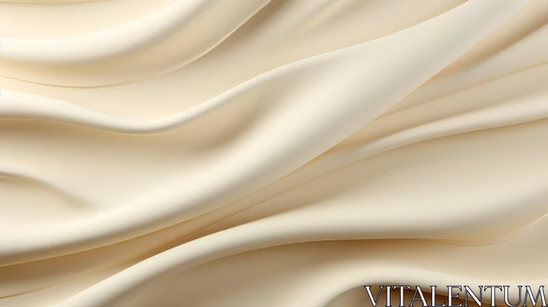 AI ART Luxurious Cream Silk Fabric Texture