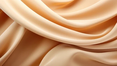 Elegant Beige Silk Fabric Close-Up