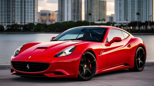 Red Ferrari California: A Captivating Display of Opulence and Baroque Energy