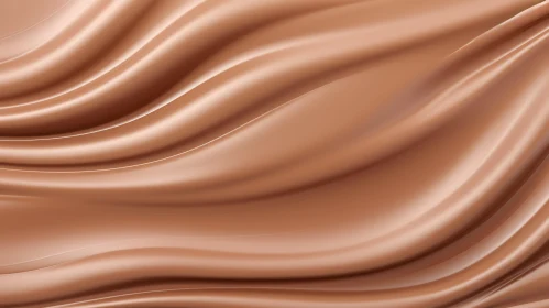 Smooth Creamy Liquid in Light Brown | Beauty Product Texture