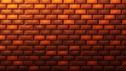 Orange Brick Wall Texture - Unique Depth and Dimension