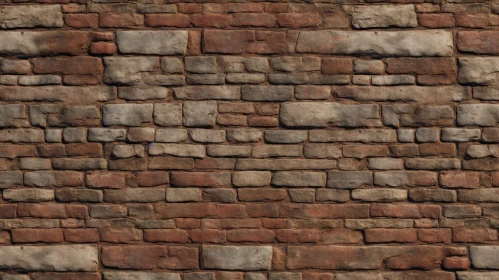 Weathered Brick Wall Texture for 3D Graphics