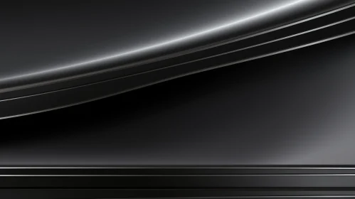 Dark Metal Background with Silver Curved Line
