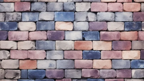 Colorful Brick Wall Texture Design