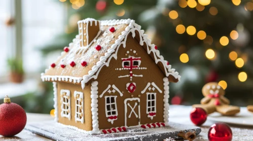 Christmas Gingerbread House Decoration