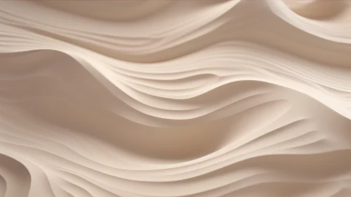 Creamy Wavy 3D Texture | Seamless Background Design