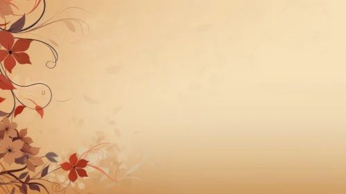 Floral Patterned Neutral Background