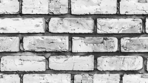 White Painted Brick Wall Texture Pattern | Unique Design