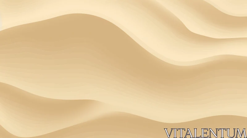 Soft Brown Sand Dunes Texture Pattern AI Image