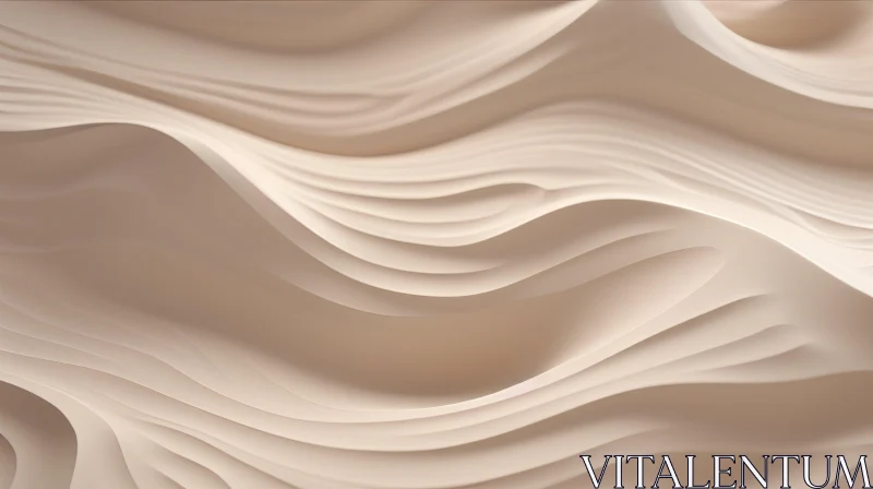 AI ART Creamy Wavy 3D Texture | Seamless Background Design