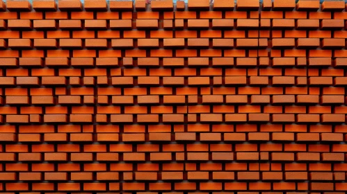 Red Brick Wall Texture Background