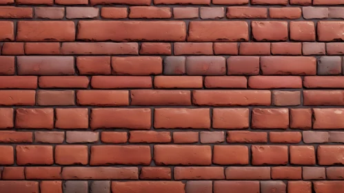 Red Brick Wall Texture Close-Up