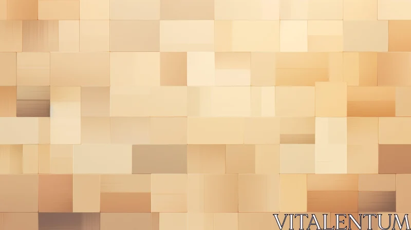 Warm Beige and Brown Mosaic Background AI Image