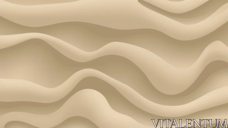 AI ART Seamless Wavy Pattern - Neutral Colors Background