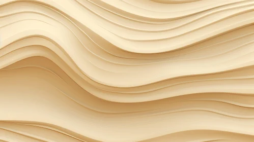 Warm 3D Wavy Surface Texture