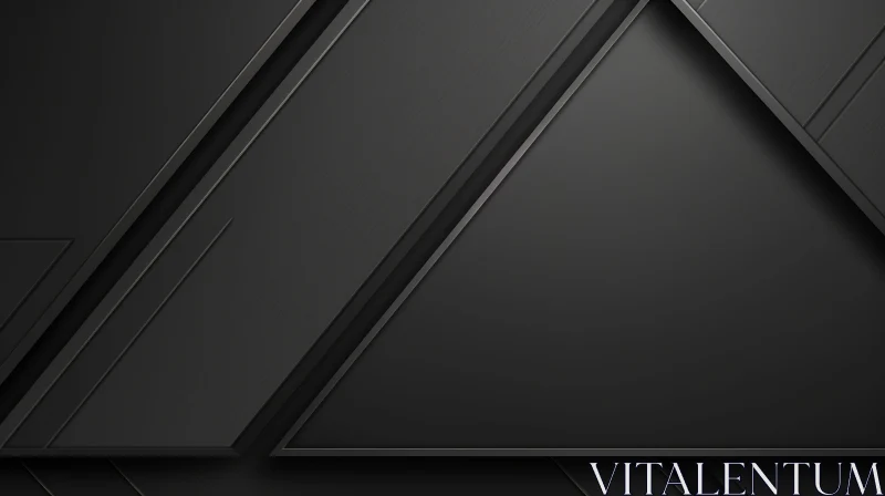 Dark Metal Background with Triangle AI Image
