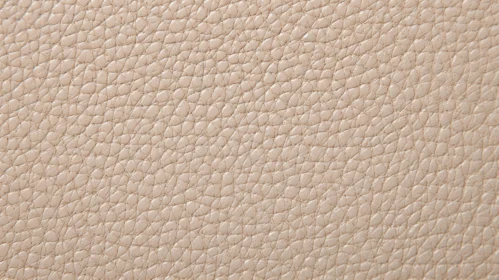 Luxurious Beige Leather Texture Close-Up