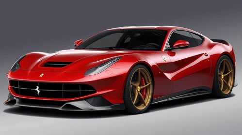 Red Ferrari F12 Miglia - Top Car of 2014 | Realistic Renderings