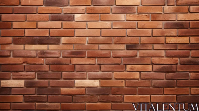 Red Brick Wall Texture - Detailed Brickwork Design AI Image