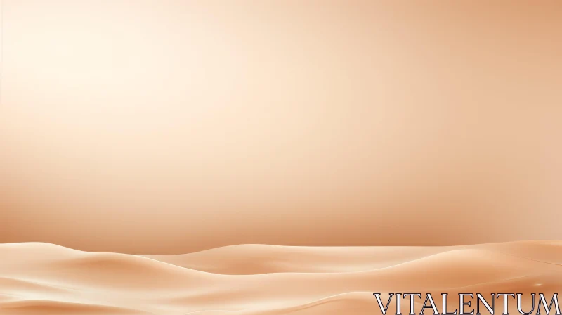 AI ART Desert Sand Dunes 3D Rendering