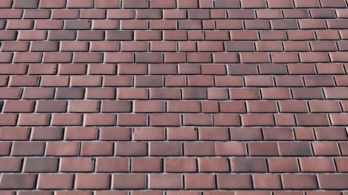 Red Brick Wall - Clean Stretcher Bond Pattern