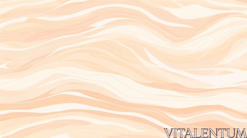 Pastel Abstract Wavy Background for Design Projects AI Image