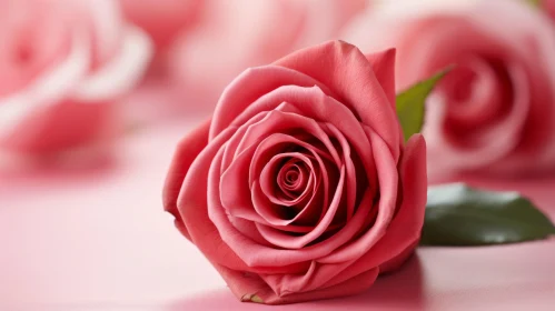 Pink Rose Bloom Close-up Photography