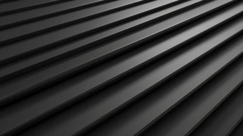 Black Metal Surface 3D Rendering - Abstract Minimalist Texture