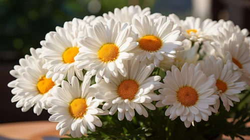 Beautiful White Daisies Bouquet - Floral Close-Up