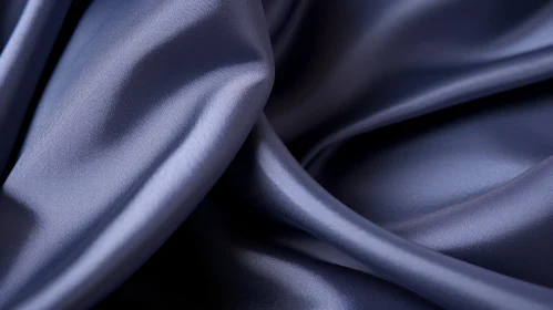 Elegant Gray Silk Fabric Close-Up