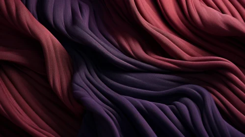 Close-up Purple and Red Fabric Texture