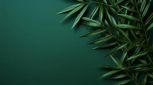 Bamboo Plant Close-Up | Serene Green Leaves