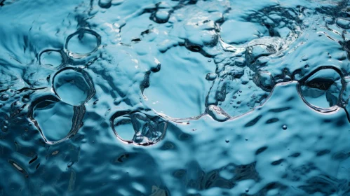 Blue Water Surface Close-Up | Natural Beauty