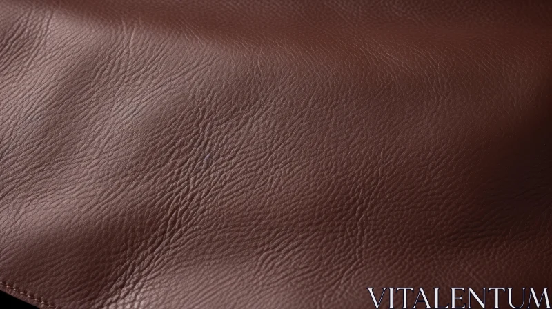 Luxurious Brown Leather Texture for Fashion Accessories AI Image
