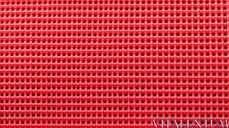 Red Fabric Pattern - Woven Diamond-Shaped Design AI Image
