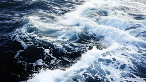 Powerful Ocean Waves - A Captivating Sea Scene