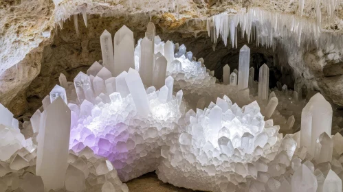 Enchanting Quartz Crystal Cave