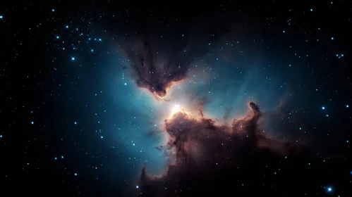 Enchanting Nebula in Space - Cosmic Beauty Captured