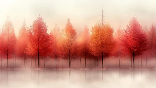 Fall Forest Landscape - Serene Nature Scene