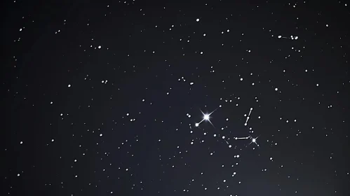 Night Sky with Stars - Serene Background Image