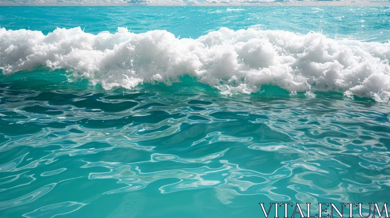 Ocean Wave Break Photography AI Image