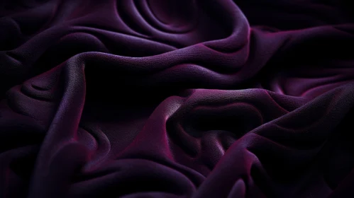 Purple Silk Fabric Texture Close-Up