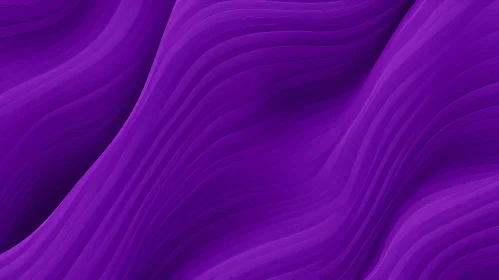 Elegant Purple Waves | Abstract 3D Illustration