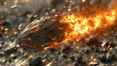Incredible Meteorite Entry: Fiery Spectacle in Earth's Atmosphere