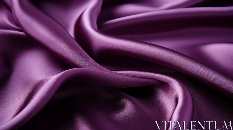 AI ART Luxurious Purple Silk Fabric Texture