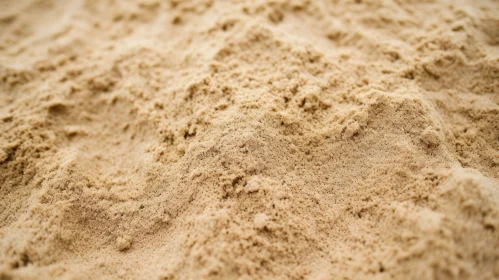 Dry Sand Texture Close-Up