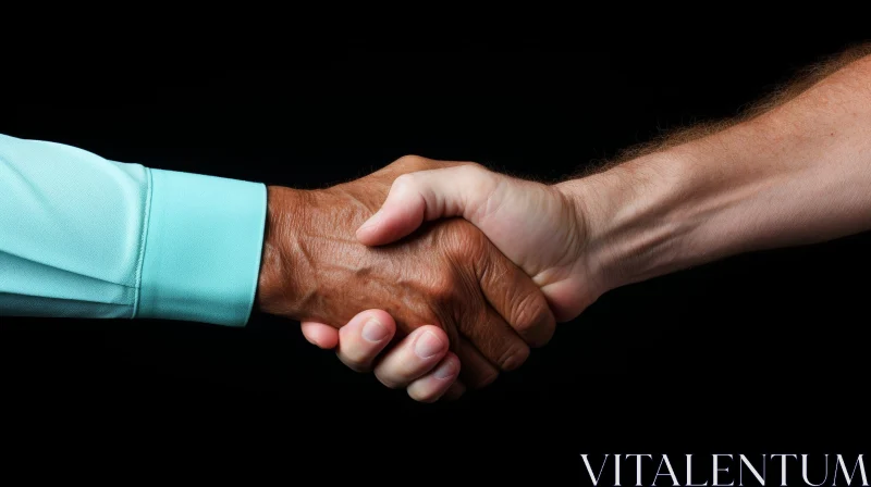 AI ART Powerful Handshake Image: Symbol of Connection and Unity