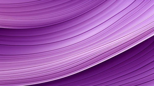 Purple Metallic Wave Pattern 3D Rendering