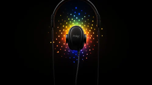 Colorful Rainbow Lights Headphones