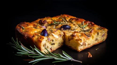 Delicious Focaccia Bread with Rosemary and Olives